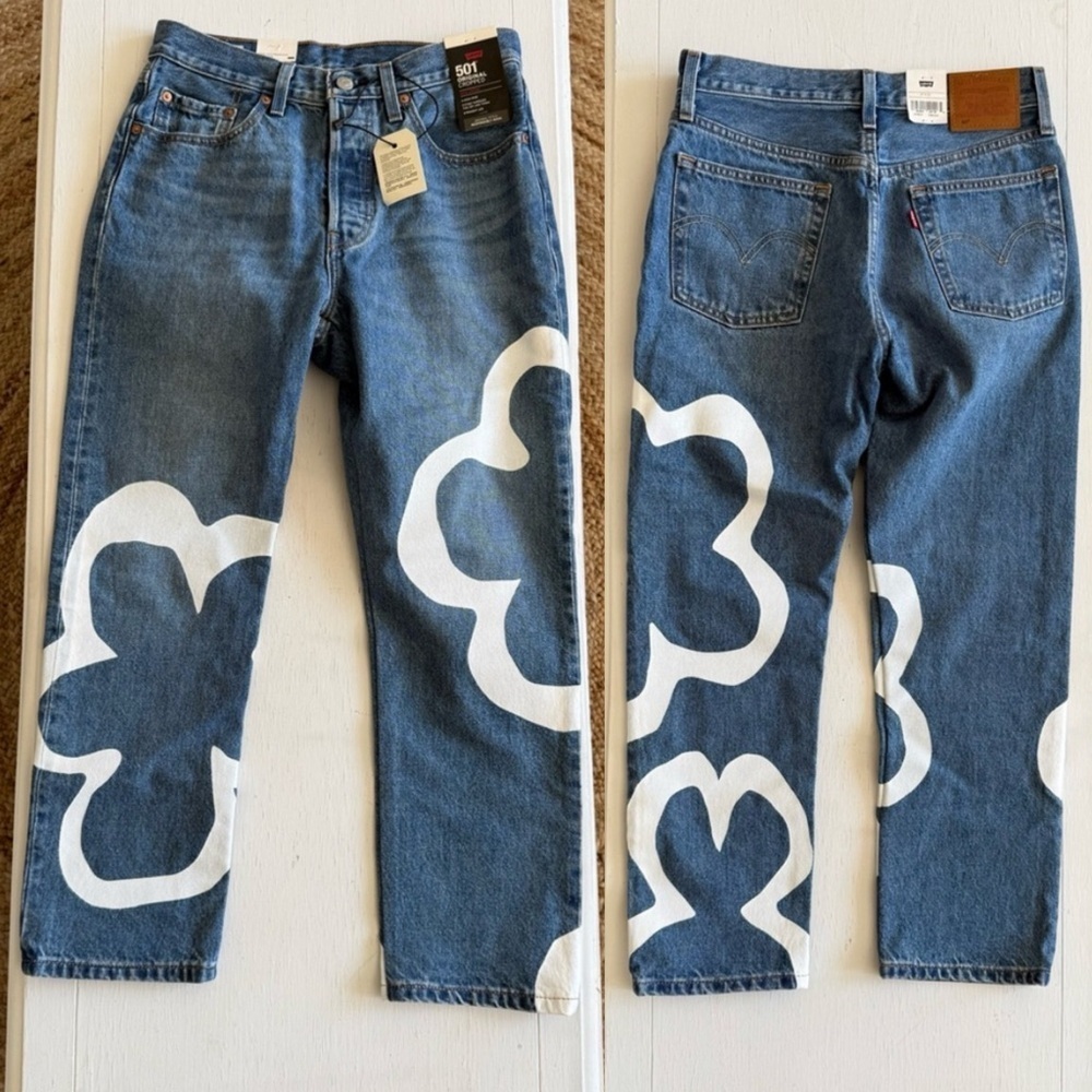Levi's Paint By Number Jeans Sold at Free People